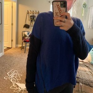 Two tone sweater!